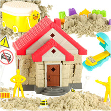 Zestaw konstrukcyjny Kinetic Sand dla dzieci – Budowa domu