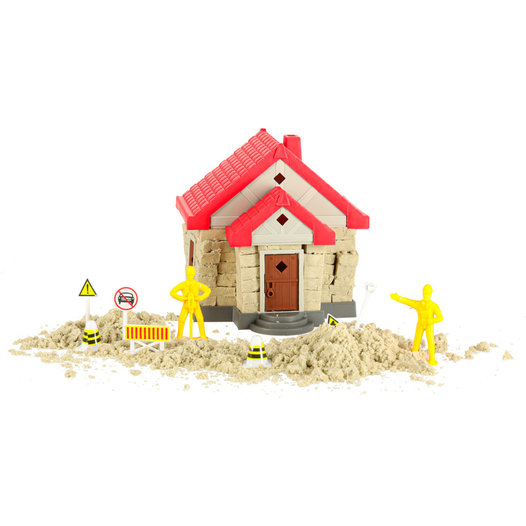 Kinetic Sand Building Set for Kids – House Construction Kit