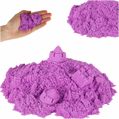 Magiczny Piasek Kinetyczny dla Dzieci 1kg – Fioletowy