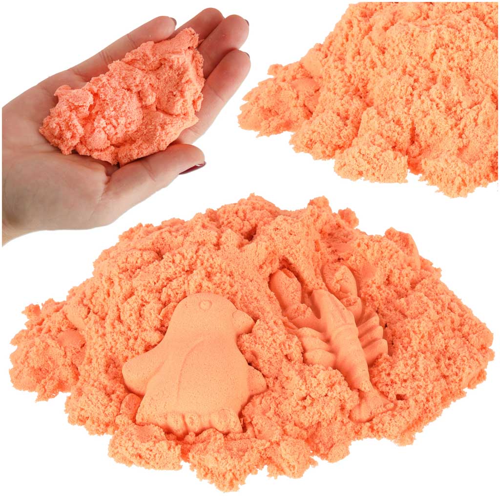 Orange Magic Sensory Sand for Kids 3+ – 1kg Creative Play