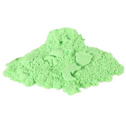 Green Magic Kinetic Sand 1KG for Kids