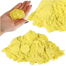 Żółty Magiczny Piasek Kinetyczny 1KG dla Dzieci