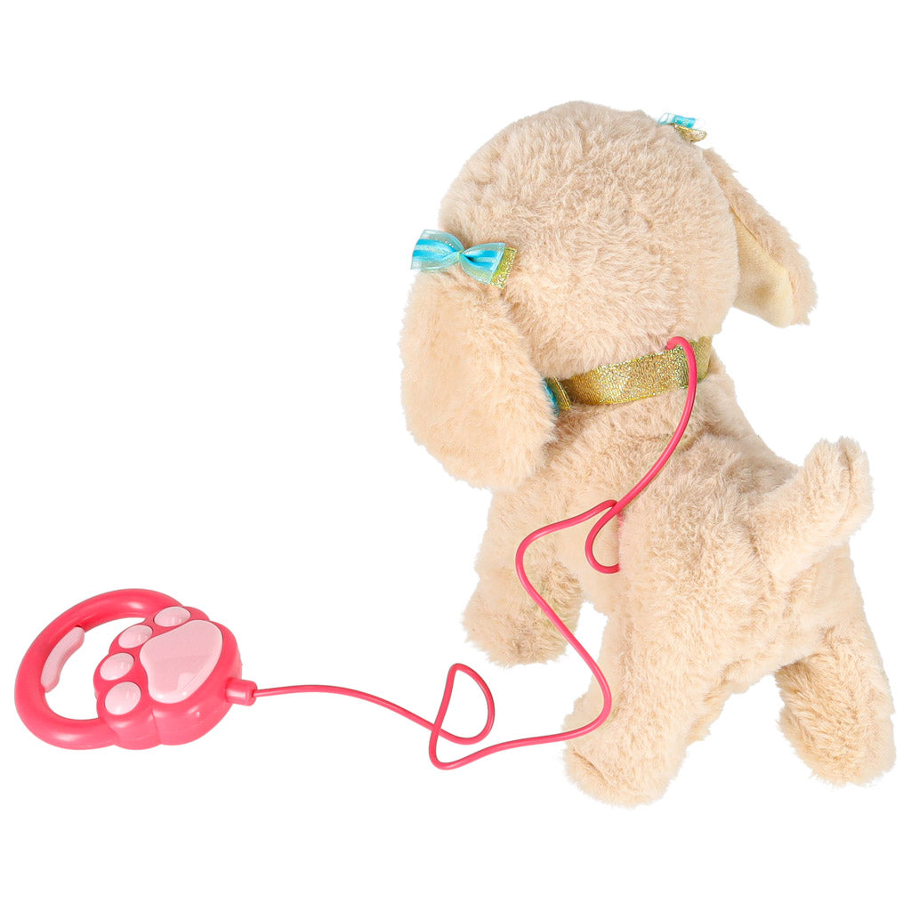 Interactive Poodle Dog Toy with Leash, Walking & Sounds – 3+