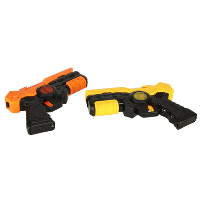 Laser Tag Set for Kids – 2 Infrared Blasters & Target Vests