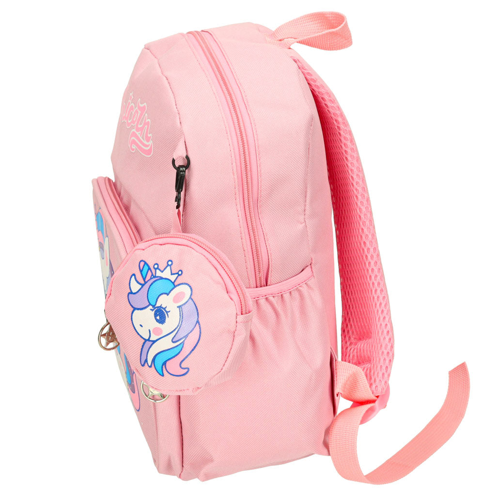 Kids Unicorn Backpack – Pink Preschool Backpack with Front Pouch