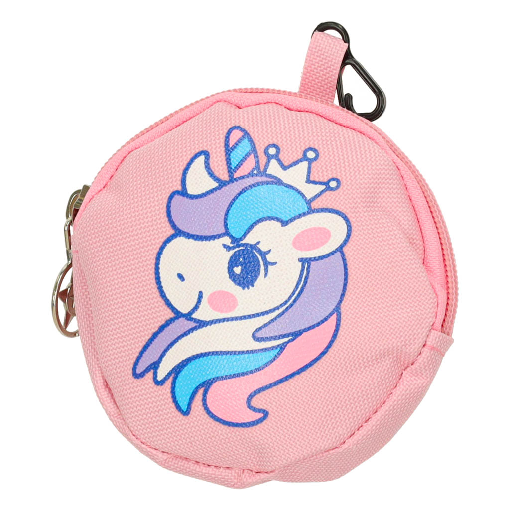 Kids Unicorn Backpack – Pink Preschool Backpack with Front Pouch