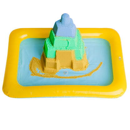 Inflatable Sandbox & Water Play Tray 2-in-1