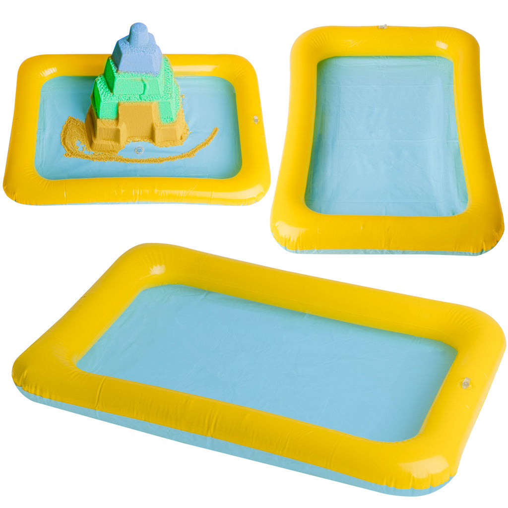 Inflatable Sandbox & Water Play Tray 2-in-1