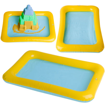 Inflatable Sandbox & Water Play Tray 2-in-1