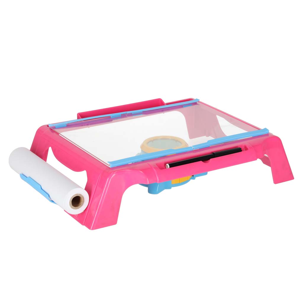 Kids Drawing Projector Table Set – Pink Edition