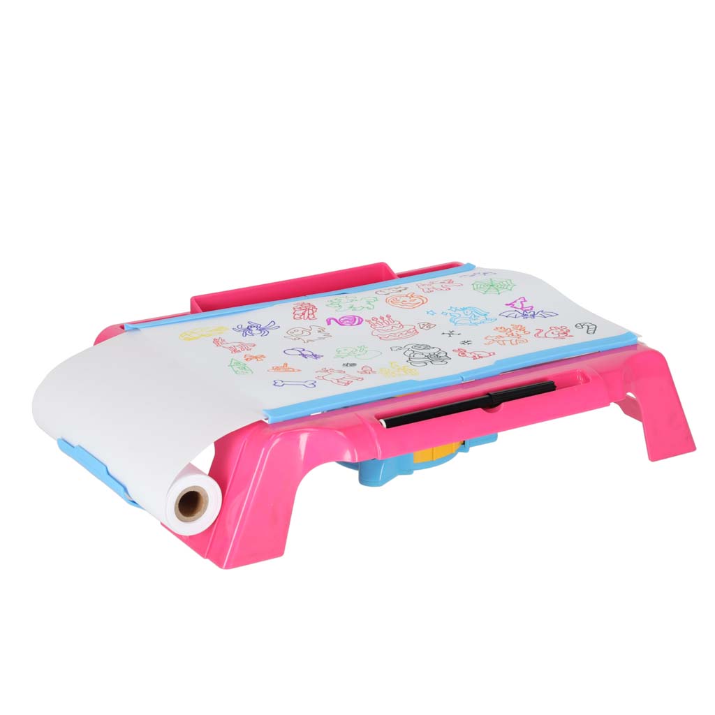 Kids Drawing Projector Table Set – Pink Edition