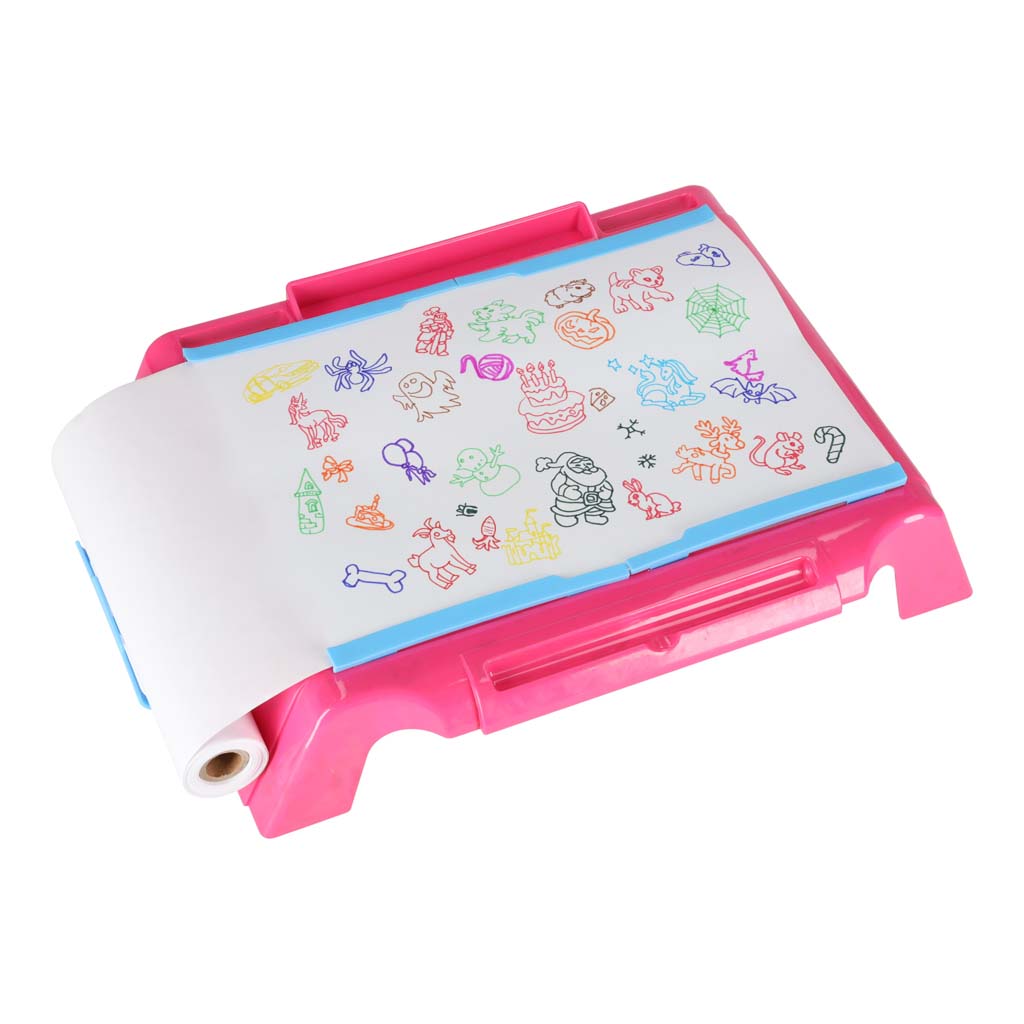 Kids Drawing Projector Table Set – Pink Edition