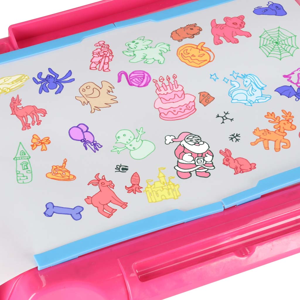 Kids Drawing Projector Table Set – Pink Edition