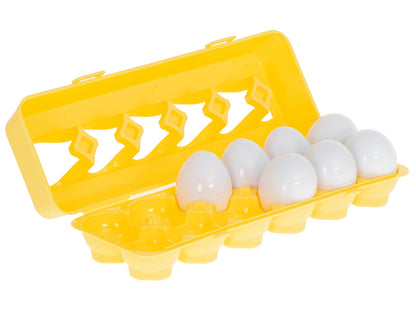 Educational Egg Shape Sorter – 12 Matching Eggs Montessori Toy