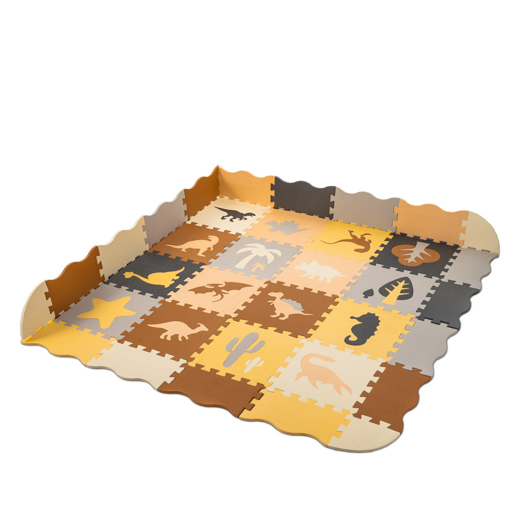 Piankowe puzzle podłogowe Dinozaury – 36 elementów dla dzieci 3+