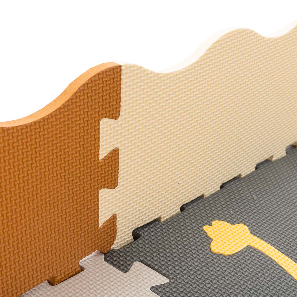 Piankowe puzzle podłogowe Dinozaury – 36 elementów dla dzieci 3+
