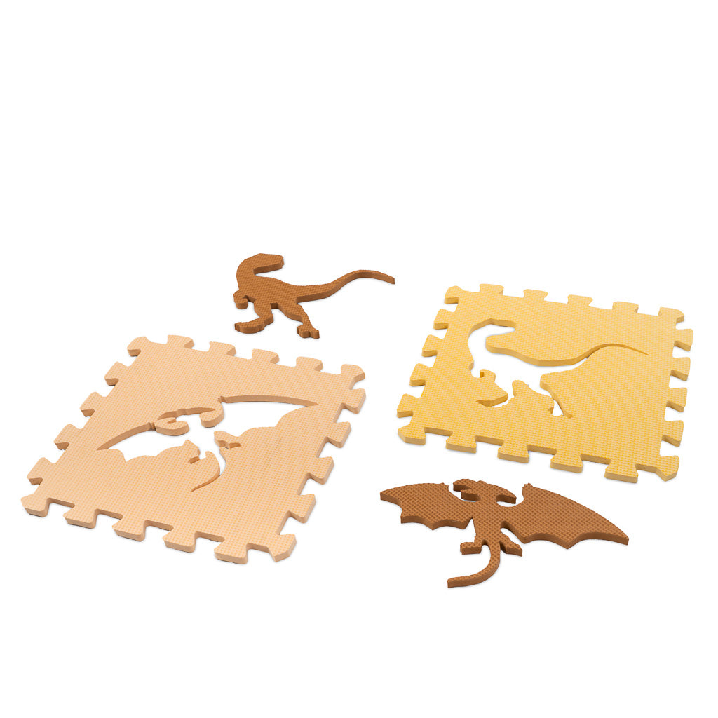Piankowe puzzle podłogowe Dinozaury – 36 elementów dla dzieci 3+