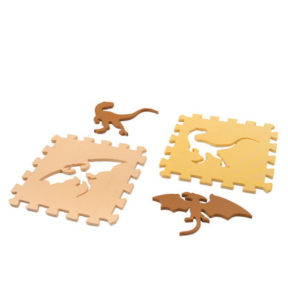 Piankowe puzzle podłogowe Dinozaury – 36 elementów dla dzieci 3+