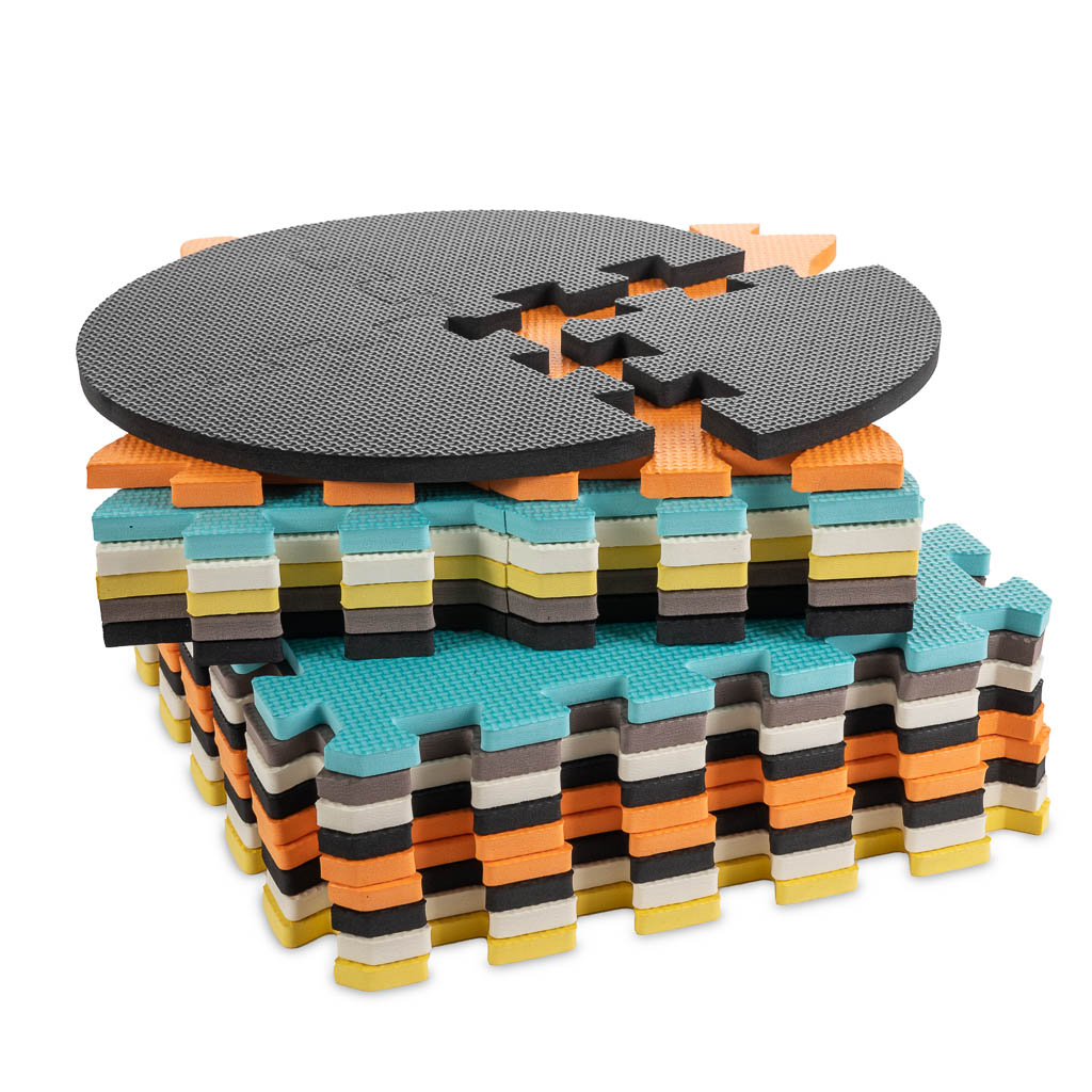 Animal Foam Puzzle Play Mat 114 × 114 cm – 25-Piece EVA Mat