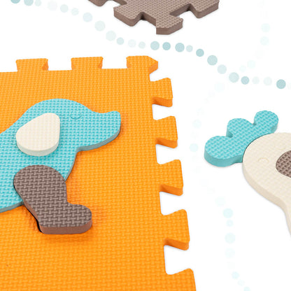 Animal Foam Puzzle Play Mat 114 × 114 cm – 25-Piece EVA Mat