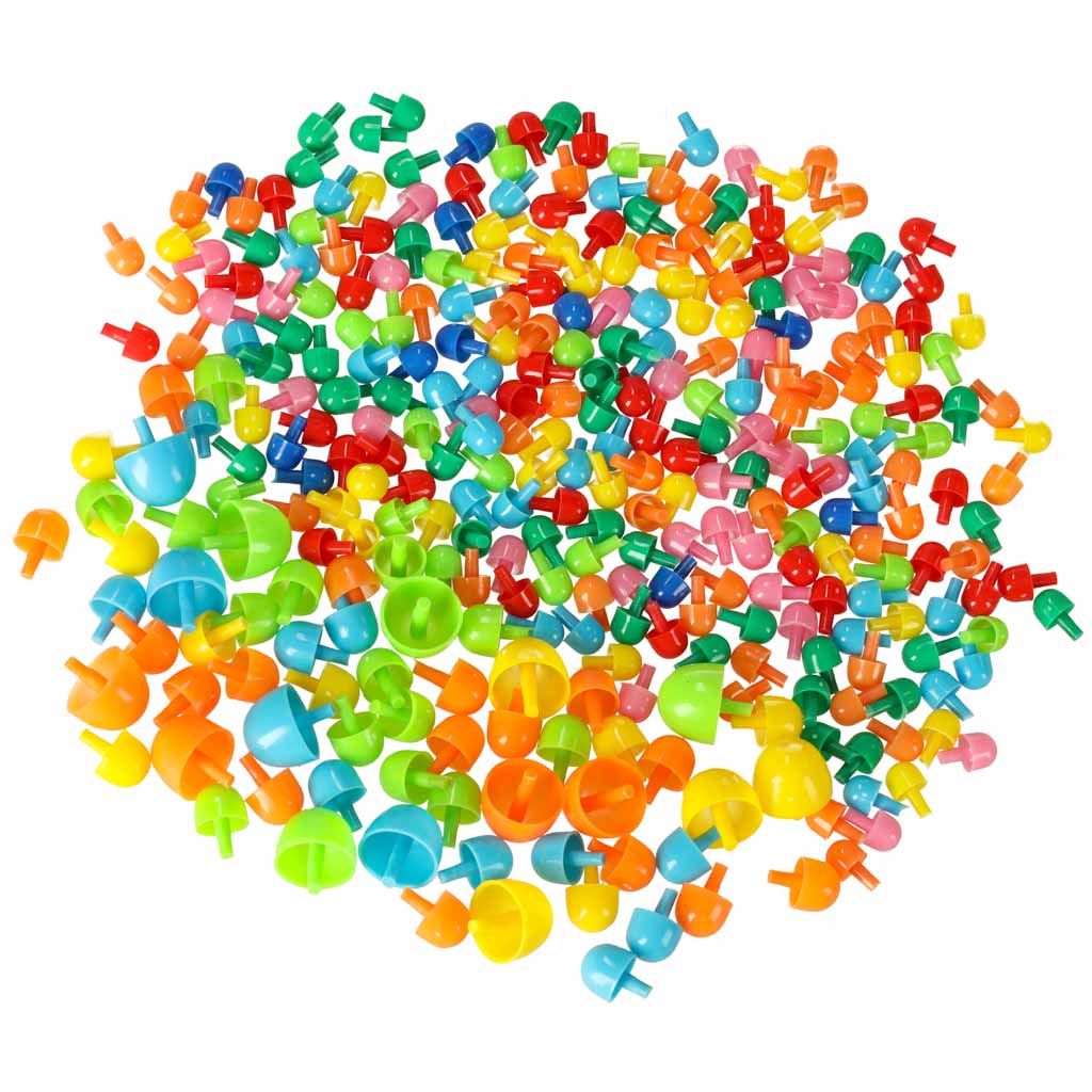 Mushroom Peg Puzzle Mosaic Set for Kids – 296 Pieces