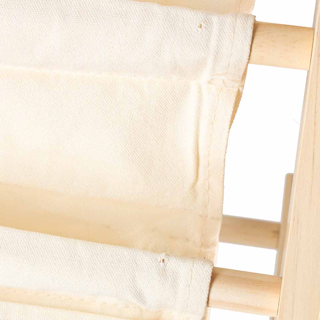 Montessori Kids Wooden Bookshelf with 6 Fabric Pockets