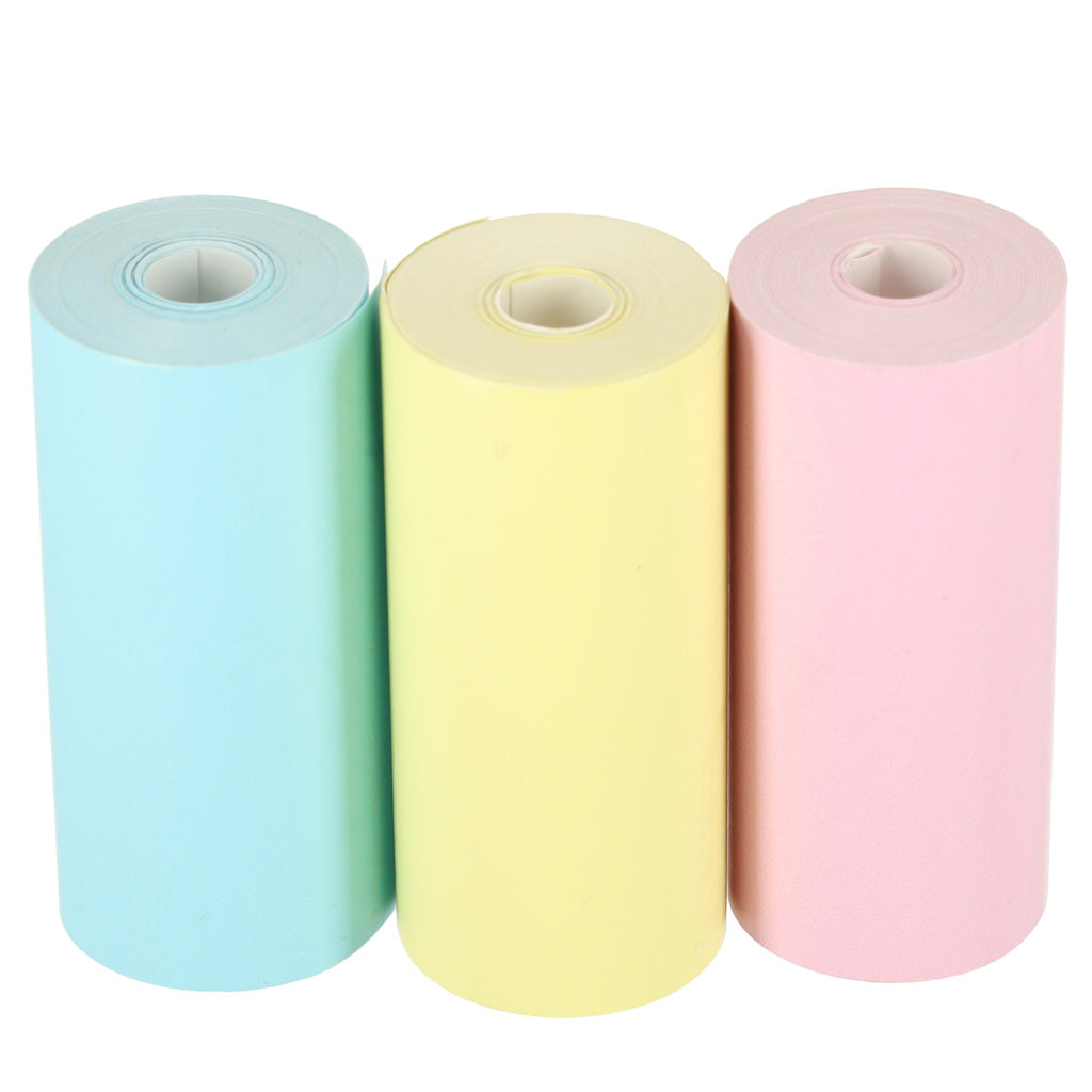 Thermal Printer Color Paper Rolls – 3-Pack, BPA-Free