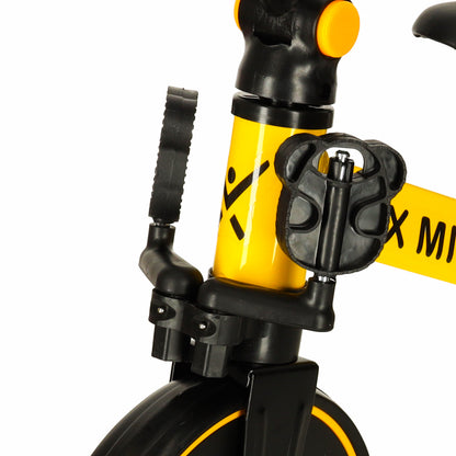 Rowerek biegowy i trójkołowy Trike Fix Mini 3w1 – żółty