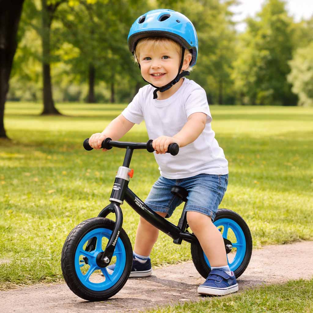 TRIKE Rowerek biegowy Fix dla dzieci – czarno-niebieski
