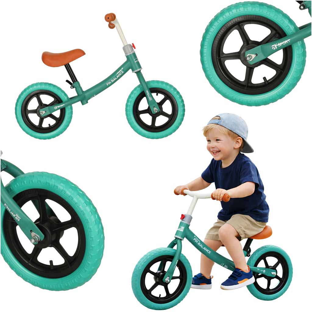 TRIKE FIX Balance Bike Turquoise for Kids 2–4 Years