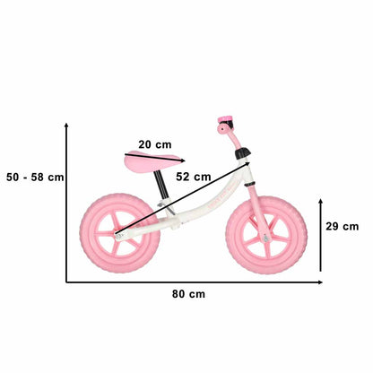 Rowerek biegowy dla dzieci TRIKE FIX 2+ – różowy