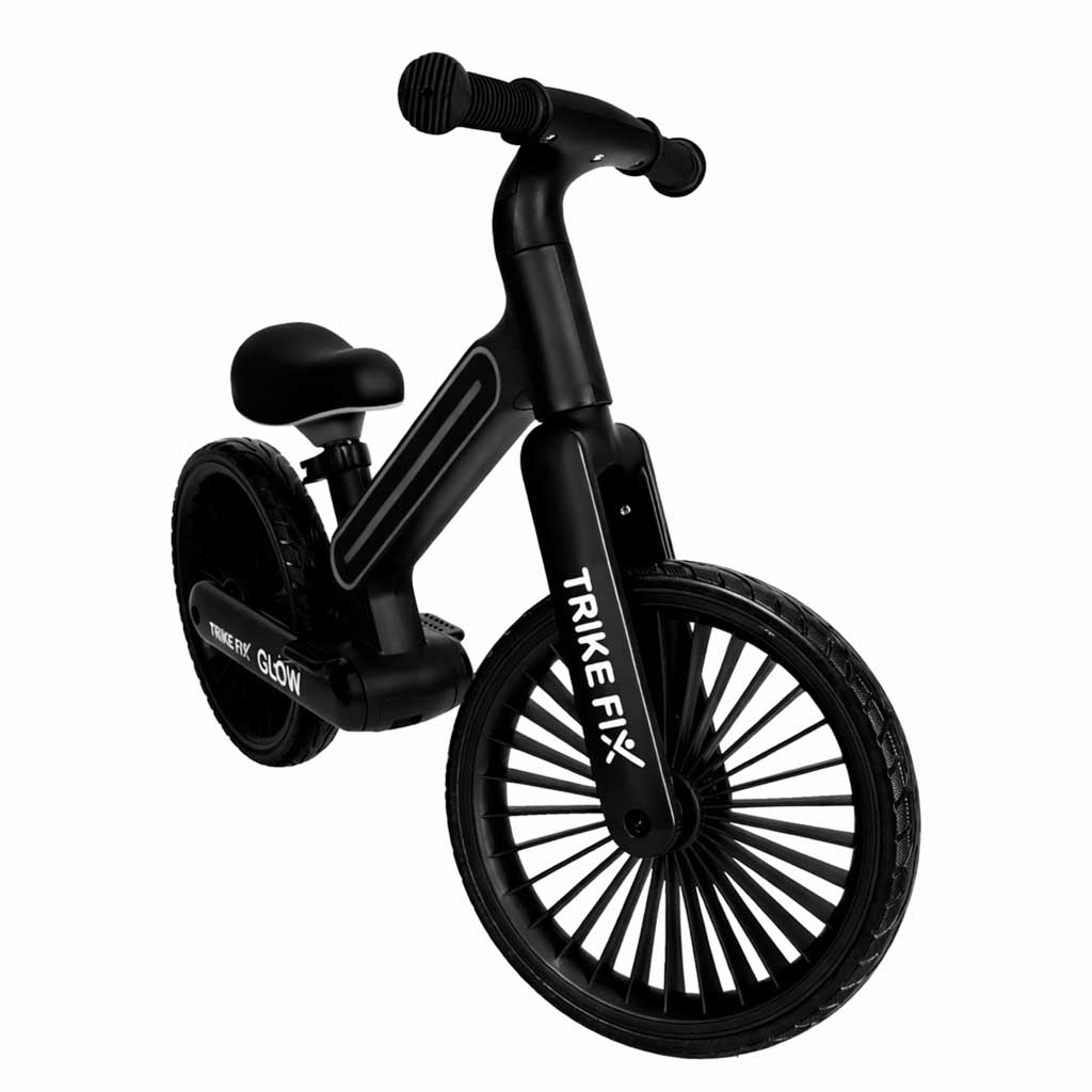 Rowerek biegowy TRIKE FIX Glow LED – czarny