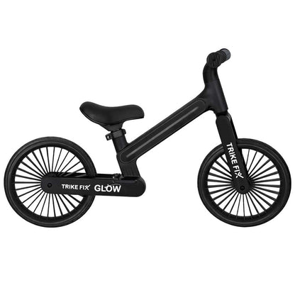 Rowerek biegowy TRIKE FIX Glow LED – czarny