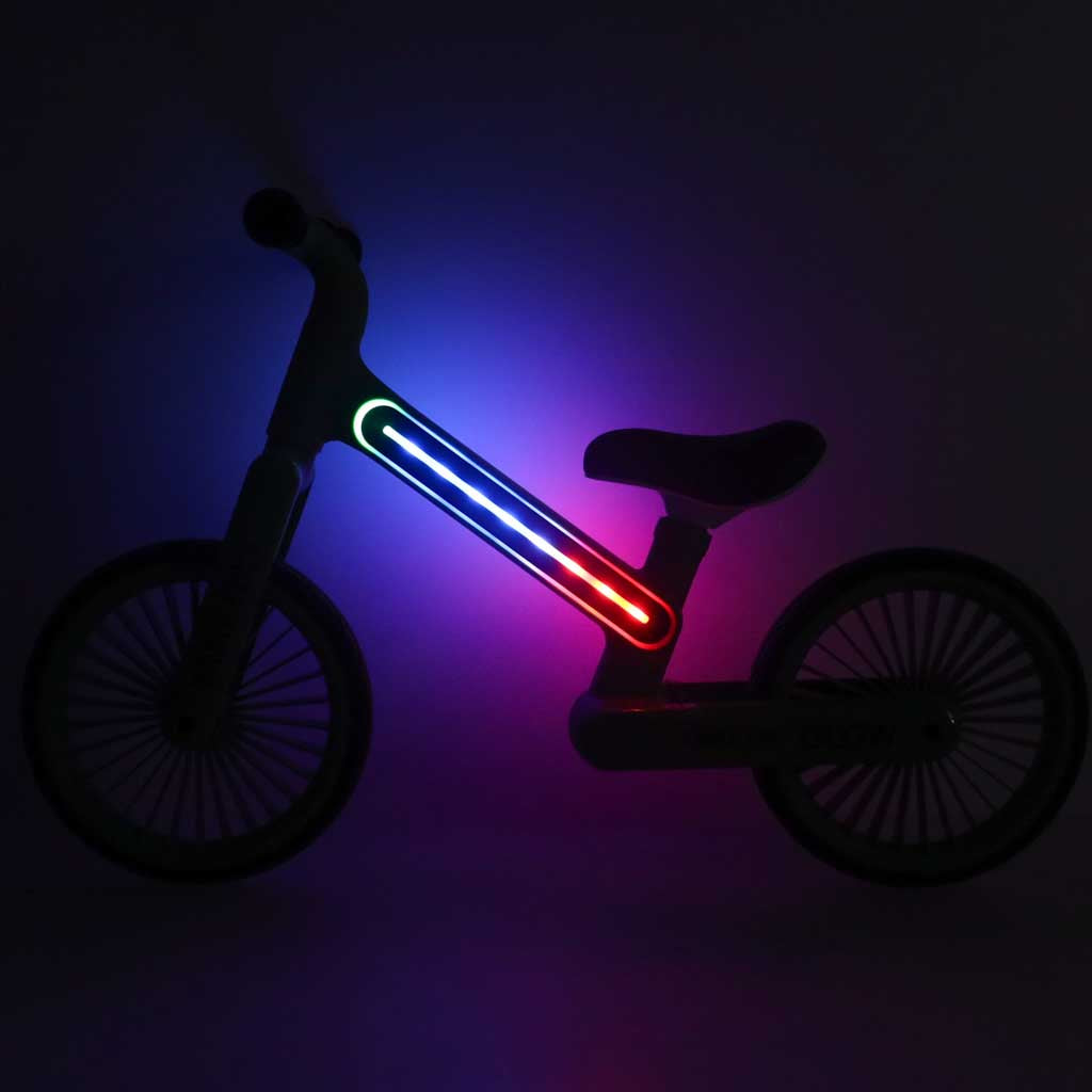 Rowerek biegowy TRIKE FIX Glow LED – czarny
