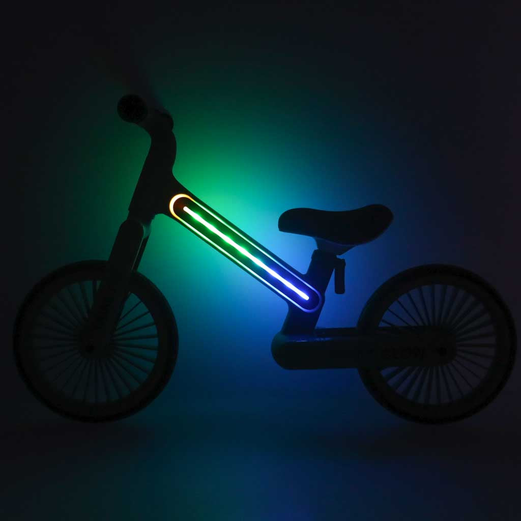 Rowerek biegowy TRIKE FIX Glow LED – czarny
