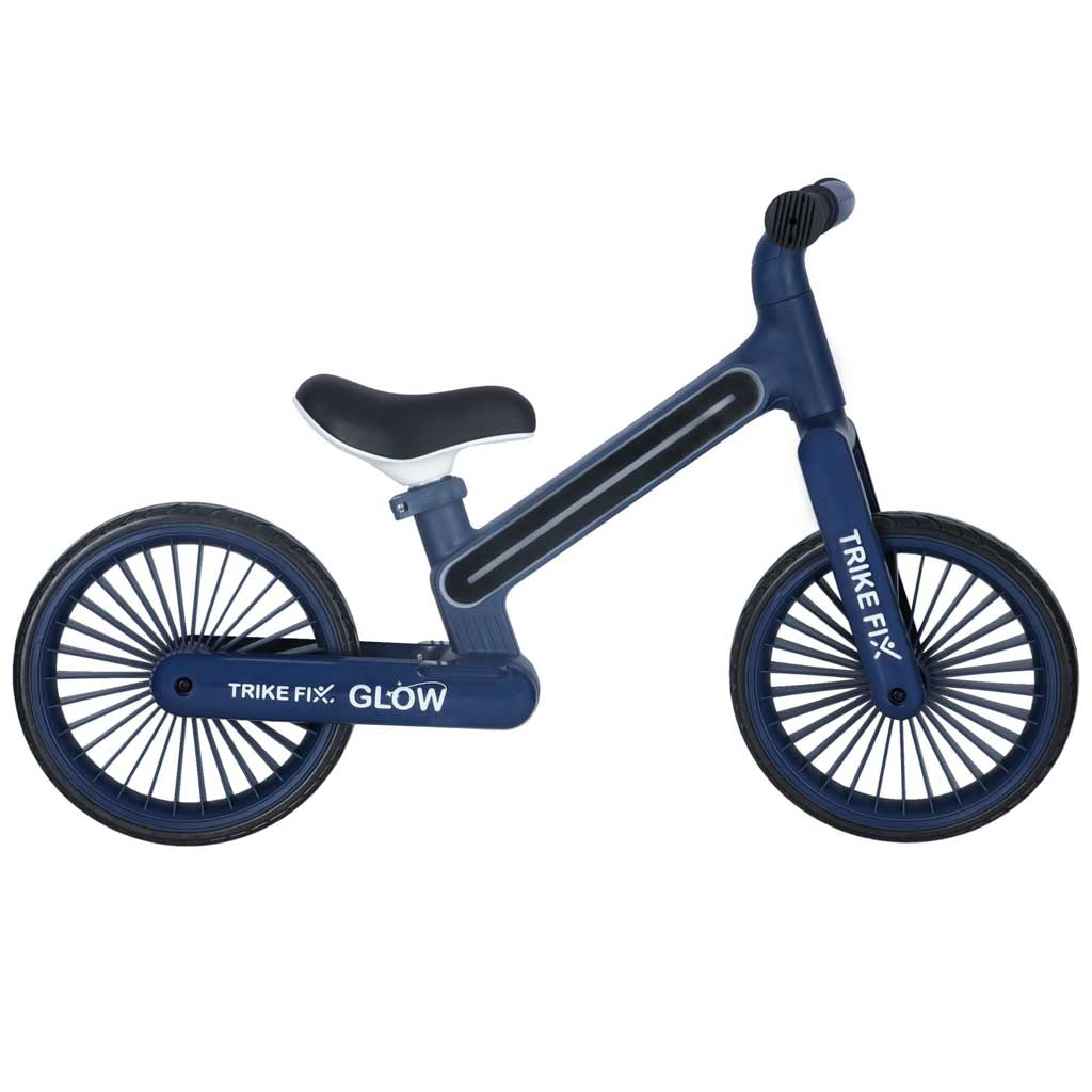 Rowerek biegowy TRIKE FIX Glow LED – granatowy