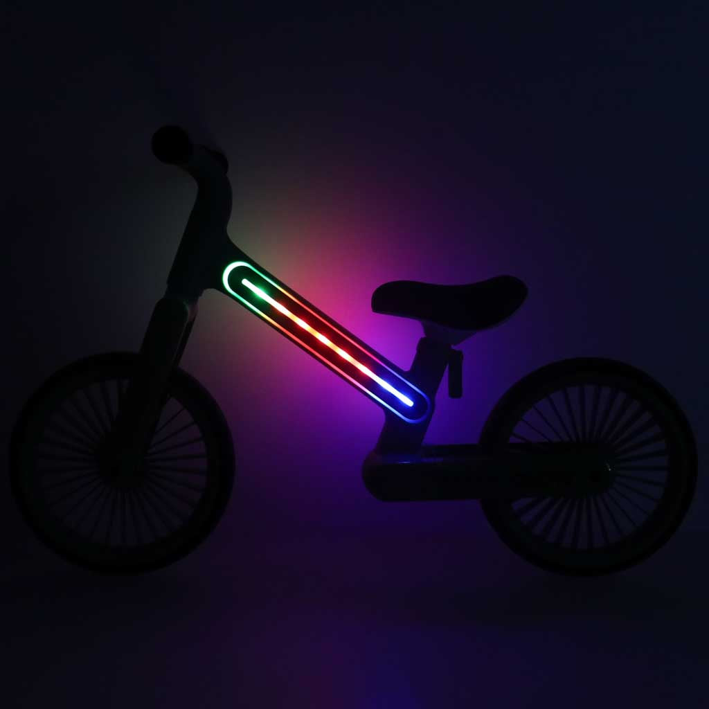 Rowerek biegowy TRIKE FIX Glow LED – granatowy