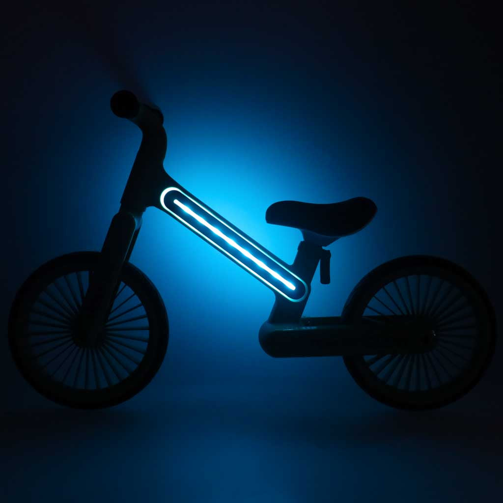 Rowerek biegowy TRIKE FIX Glow LED – granatowy