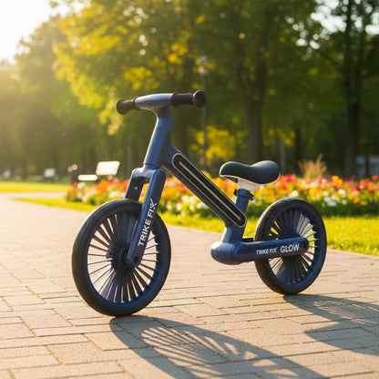 Rowerek biegowy TRIKE FIX Glow LED – granatowy