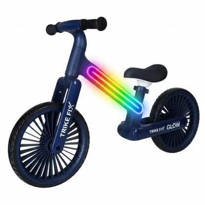 Rowerek biegowy TRIKE FIX Glow LED – granatowy