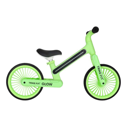 Rowerek biegowy TRIKE FIX Glow LED – neonowa zieleń