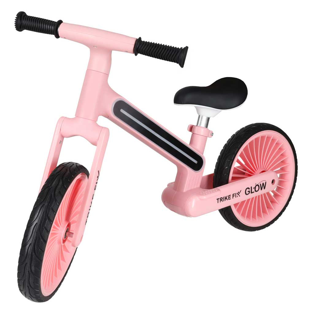 TRIKE FIX Glow LED Balance Bike – Pink