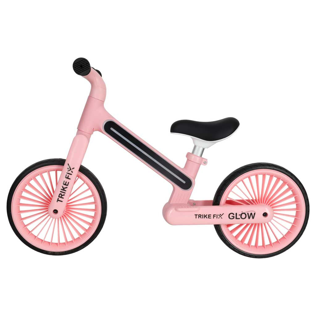 TRIKE FIX Glow LED Balance Bike – Pink