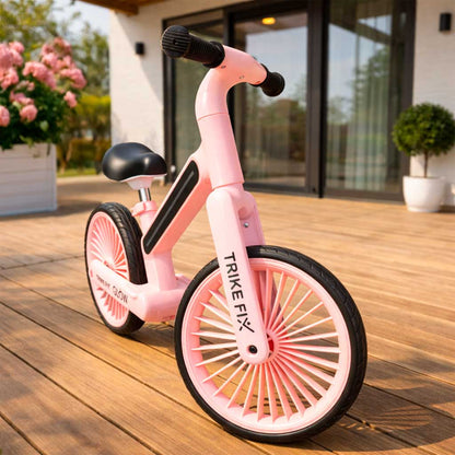 TRIKE FIX Glow LED Balance Bike – Pink