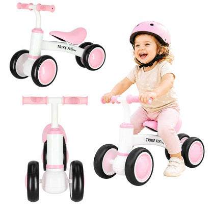 Rowerek biegowy Trike Fix Tiny 18M+ biało-różowy
