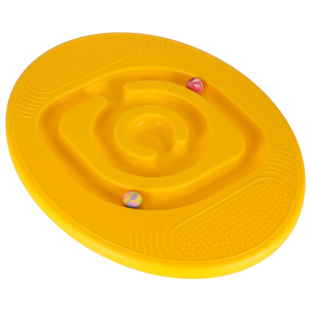 Yellow Balance Board with Labyrinth for Kids 3+