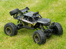 Zdalnie sterowany samochód terenowy 4WD Rock Crawler 1:8 – czarny