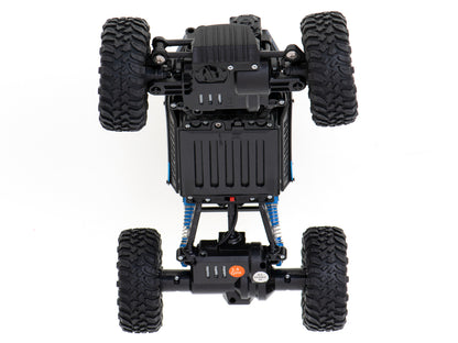 Zdalnie sterowany samochód terenowy RC Rock Crawler 4WD 1:18 – niebieski