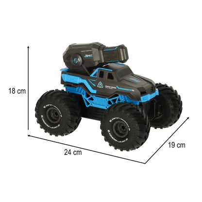 Zdalnie sterowany amfibijny samochód do strzelania wodą – sterowanie gestami, napęd 4x4