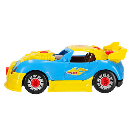 2-in-1 Buildable Sports Car with Electric Drill